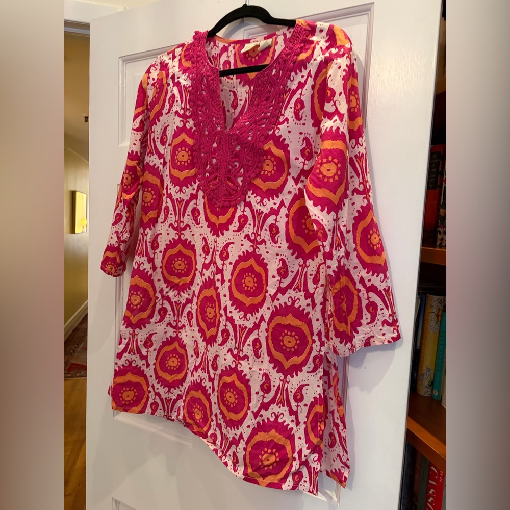 Boo Gemes Pink and Orange Cover up